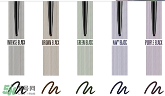 植村秀眼线笔色号试色 植村秀如胶似漆眼线笔试色图